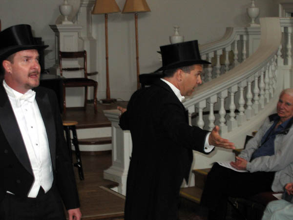 Ben and Brad performing Fred Astaire songs at the Holywell Music Room, June 25, 2008